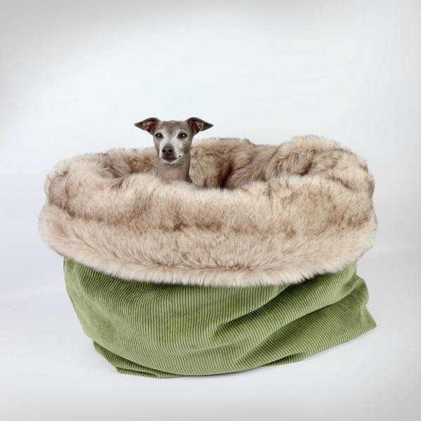 Kuschelhöhle FiouStar Royal Cord Green